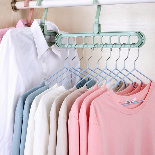Foldable Space-Saving Hanger Organizer