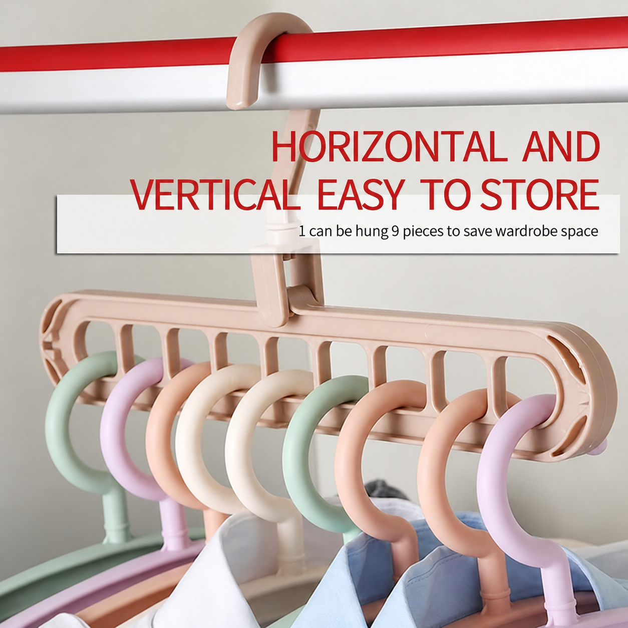 Foldable Space-Saving Hanger Organizer