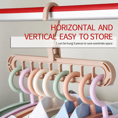 Foldable Space-Saving Hanger Organizer